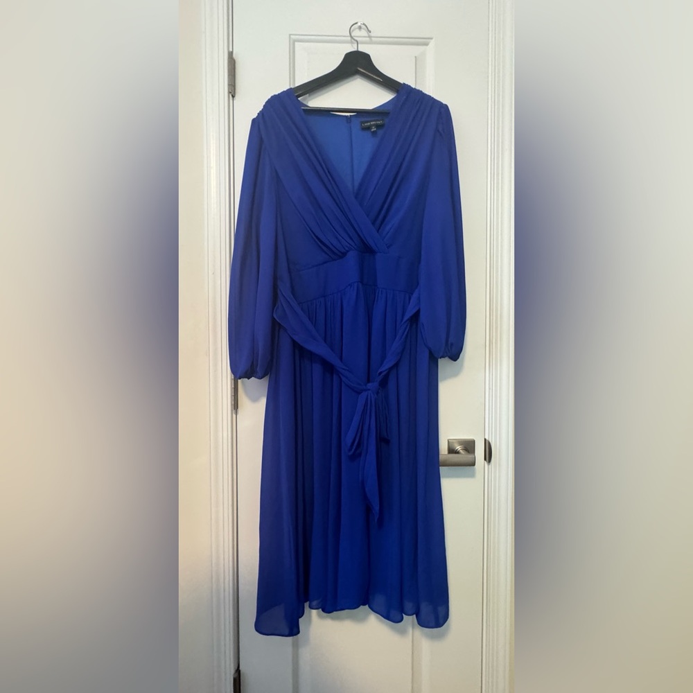 Lane Bryant party blue dress